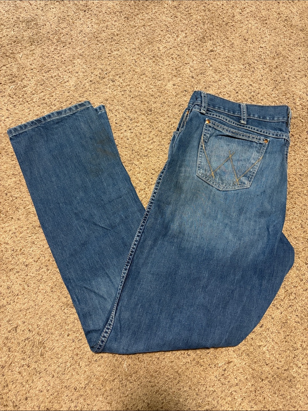 Wrangler Retro Bootcut Men's Jeans in Medium Blue Denim